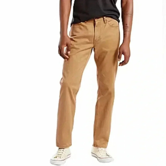 Levi’s 541 Athletic Taper Fit 5 Pocket Twill Tan Khaki Pant Size 40 - Picture 1 of 13